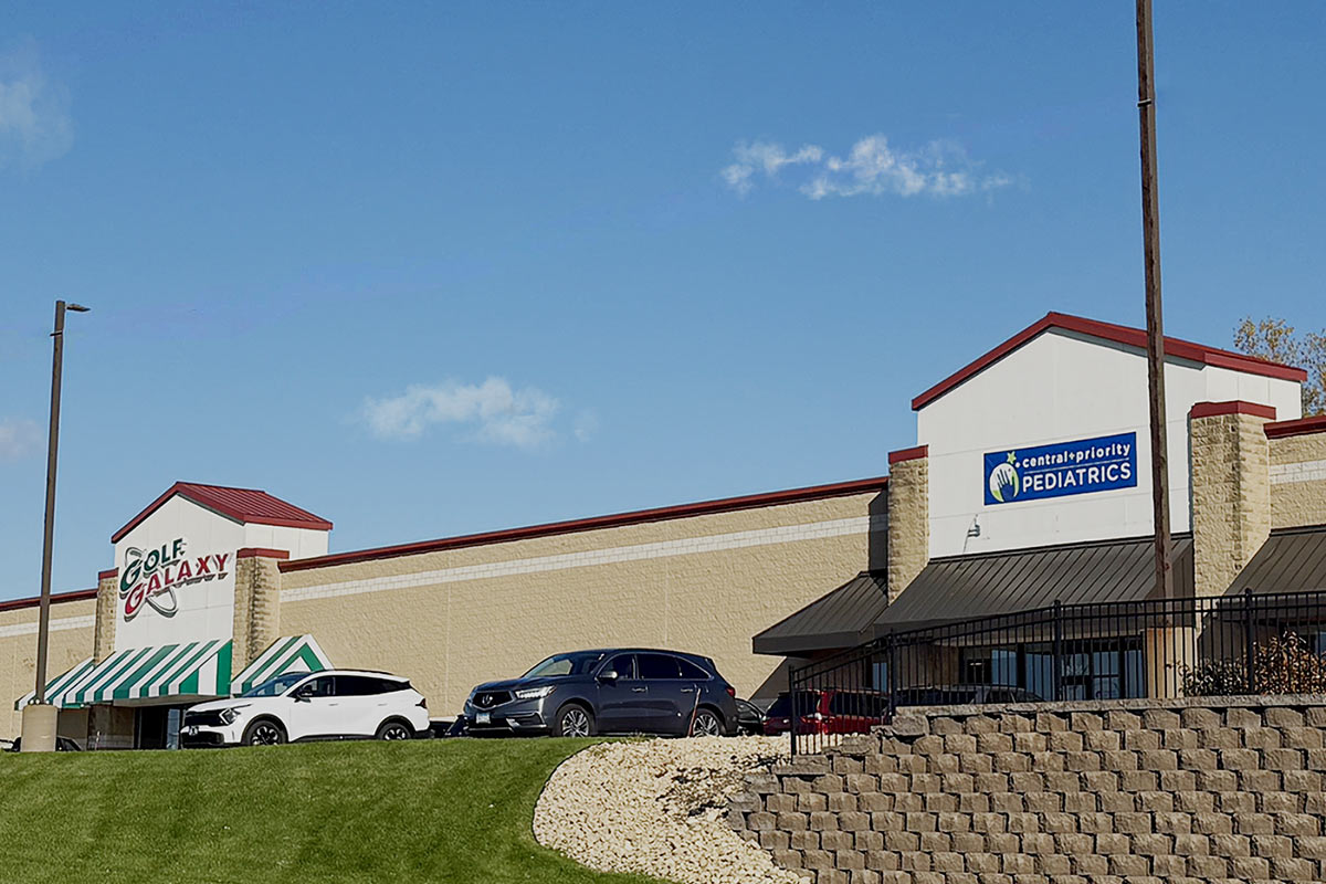 Golf Galaxy and Central + Priority Pediatrics