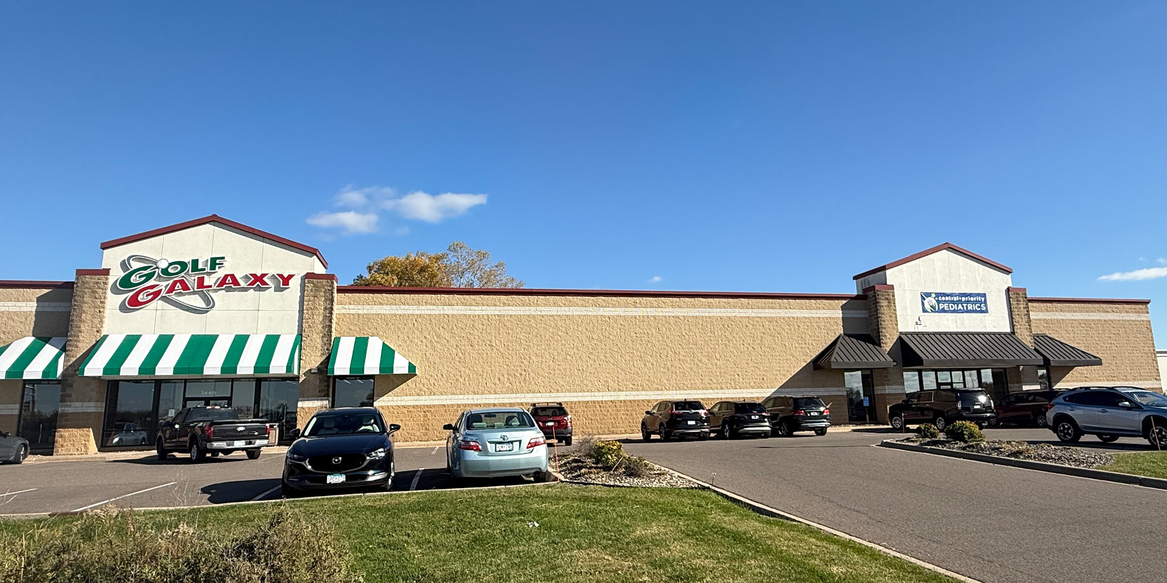 Golf Galaxy and Central + Priority Pediatrics